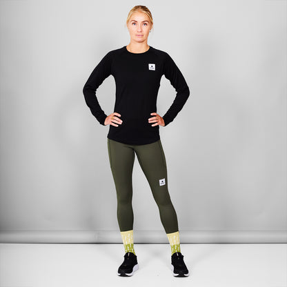 ランニングTシャツ（ロングスリーブ） SW20005c901 Wmns Merino 165 Long Sleeve - Black [レディーズ]
