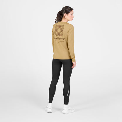 ランニングTシャツ（ロングスリーブ） SW20007c4010 W Couture Pace Long Sleeve - Beige [レディーズ]