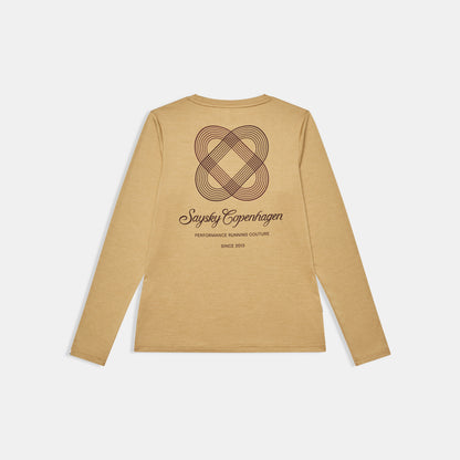 ランニングTシャツ（ロングスリーブ） SW20007c4010 W Couture Pace Long Sleeve - Beige [レディーズ]