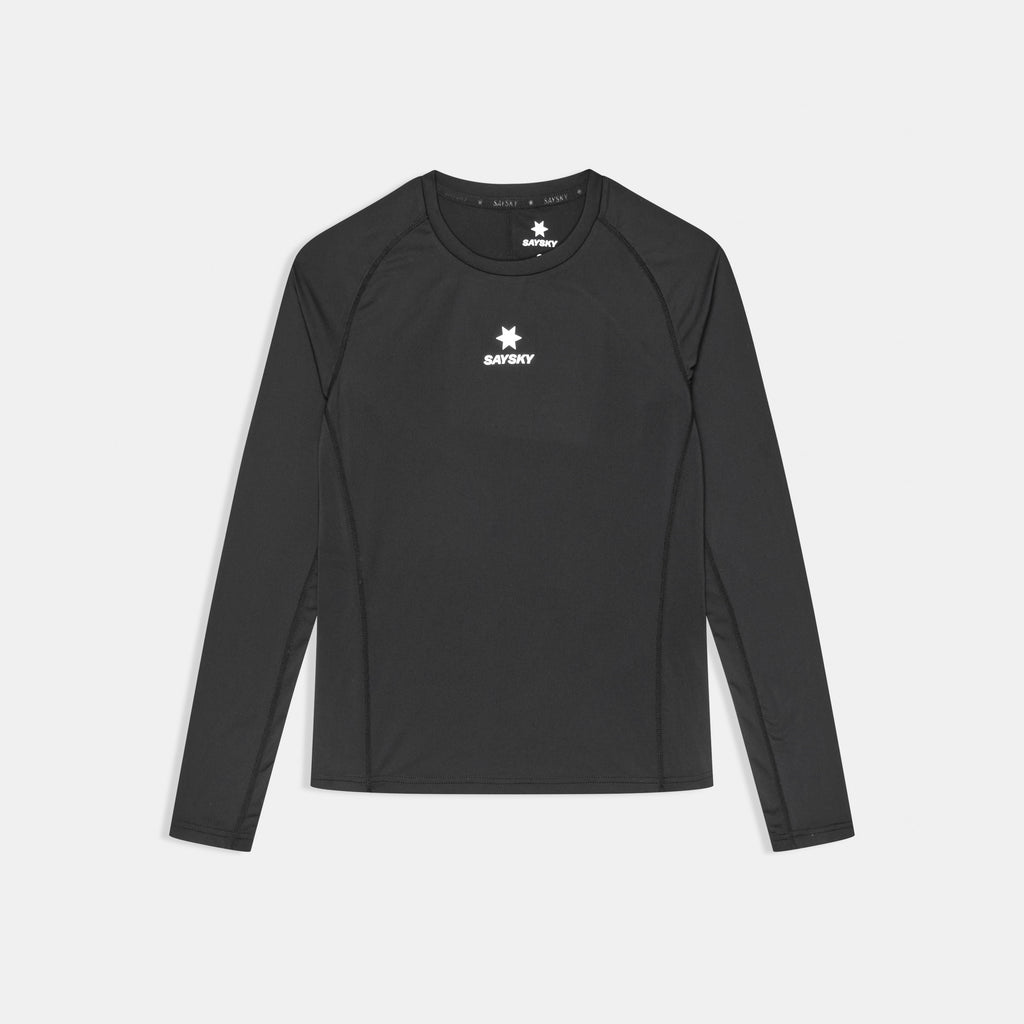 ランニングTシャツ（ロングスリーブ） SW20008c901 Wmns Combat Tech Long Sleeve - Black [レディーズ]