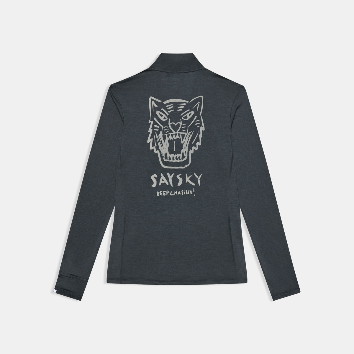 ランニングTシャツ（ロングスリーブ） SW20009c9001 Wmns Tiger Pace Half Zip Long Sleeve - Black [レディーズ]