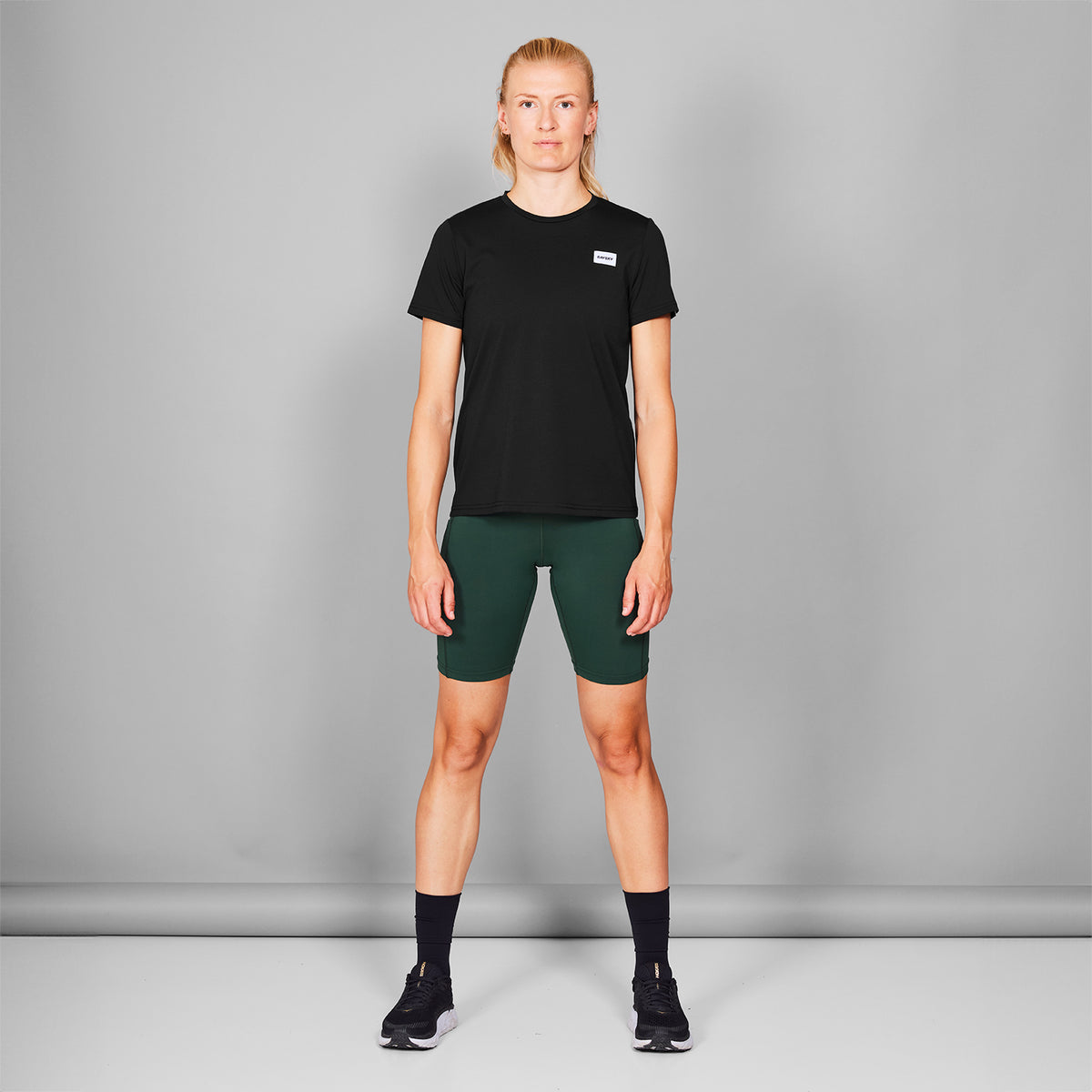 モーションTシャツ SW25001c901 Wmns Clean Motion T-shirt - Black [レディーズ]