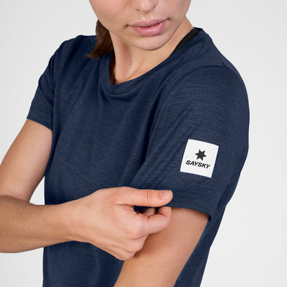 ランニングTシャツ SW25002c2001 W Clean Pace T-shirt - Blue [レディーズ]
