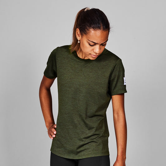 ランニングTシャツ SW25002c3001 W Clean Pace T-shirt - Green [レディーズ]