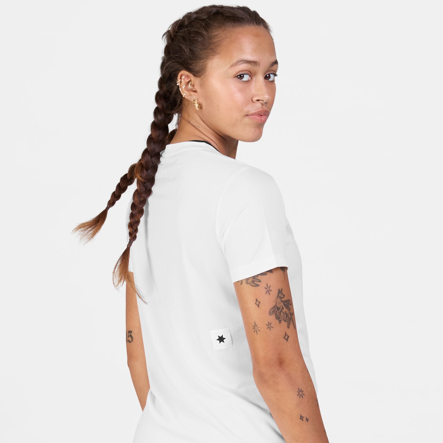ランニングTシャツ SW25004c101 W Clean Combat Pro T-shirt - White [レディーズ]