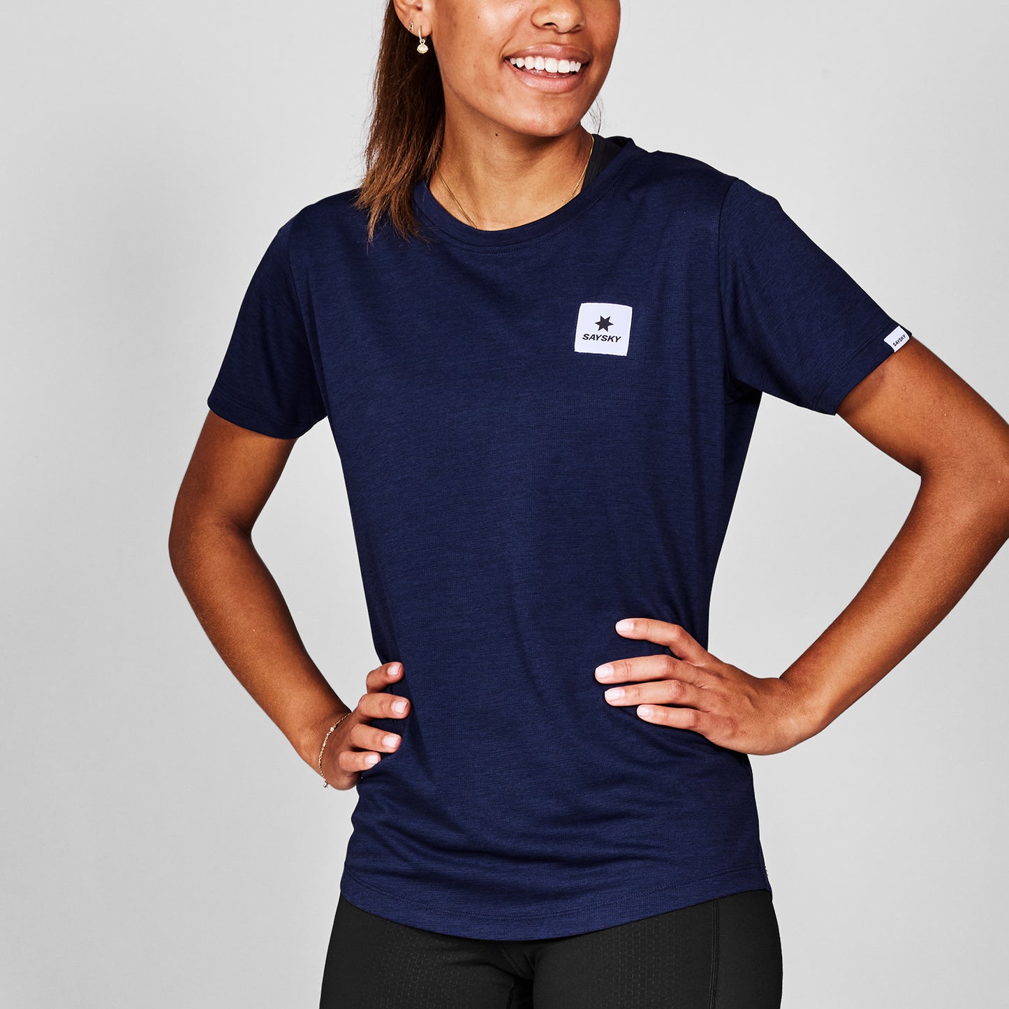 ランニングTシャツ SW25004c201 W Clean Combat Pro T-shirt - Blue [レディーズ]