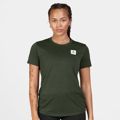 ランニングTシャツ SW25004c301 W Clean Combat Pro T-shirt - Green [レディーズ]