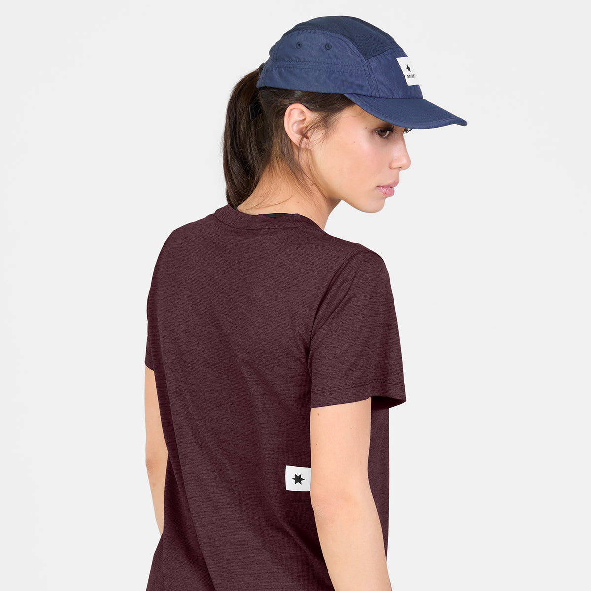 ランニングTシャツ SW25004c5011 Wmns Clean Combat Pro T-shirt - Burgundy [レディーズ]