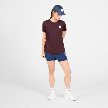 ランニングTシャツ SW25004c5011 W Clean Combat Pro T-shirt - Burgundy [レディーズ]