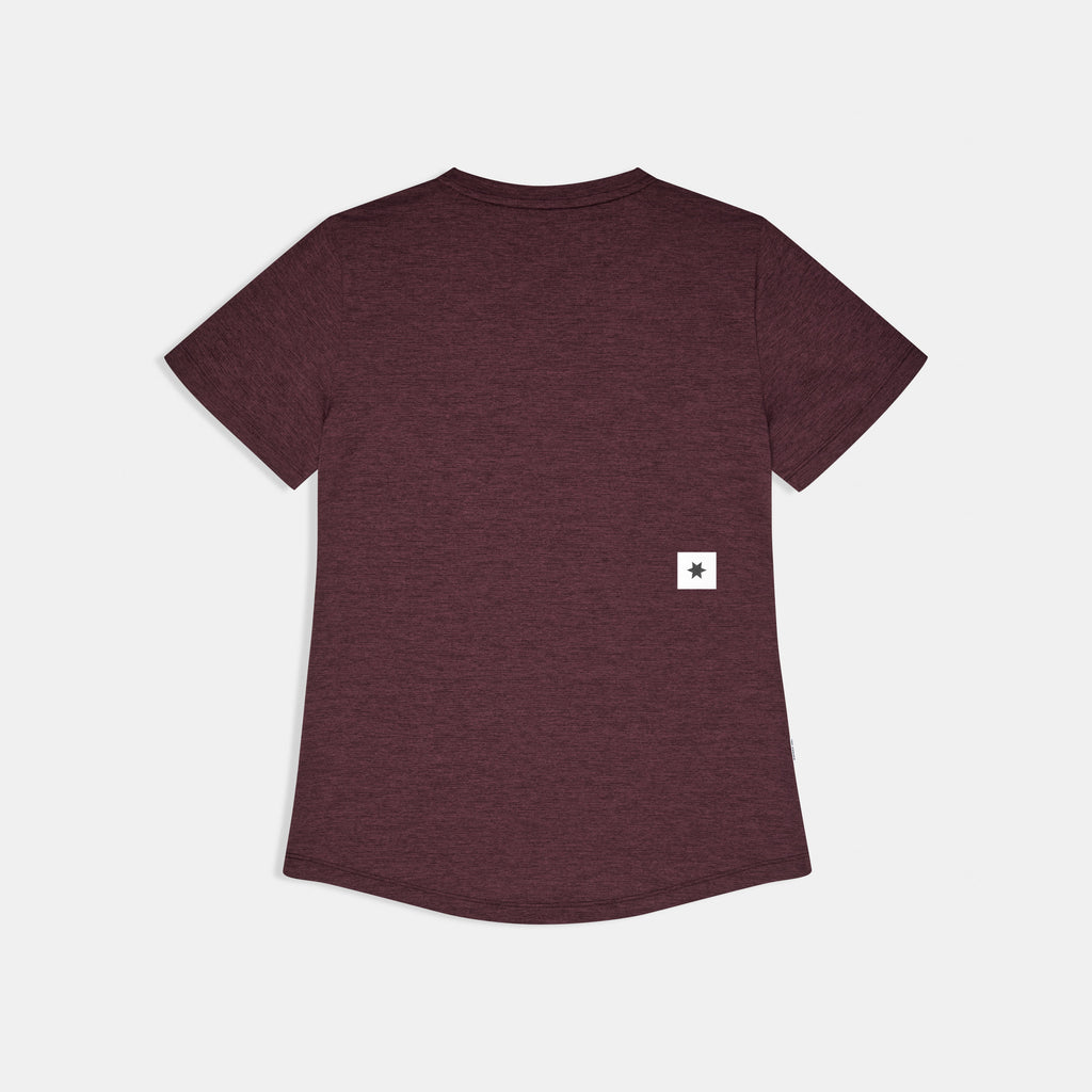 ランニングTシャツ SW25004c5011 Wmns Clean Combat Pro T-shirt - Burgundy [レディーズ]