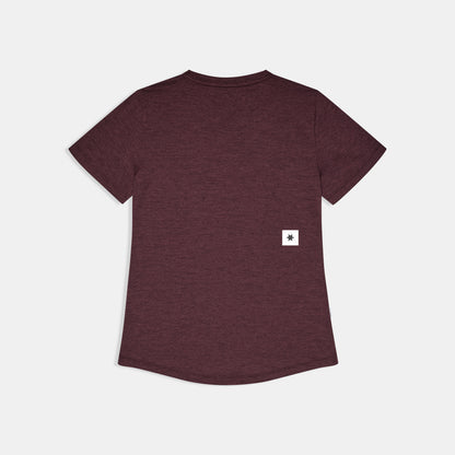 ランニングTシャツ SW25004c5011 W Clean Combat Pro T-shirt - Burgundy [レディーズ]