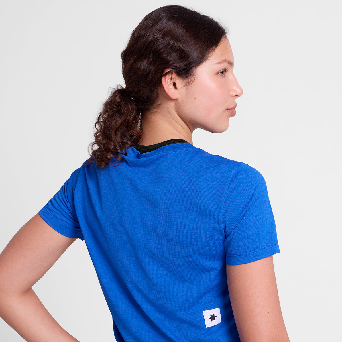 ランニングTシャツ SW25005c2017 Wmns Logo Combat Pro T-shirt - Blue [レディーズ]