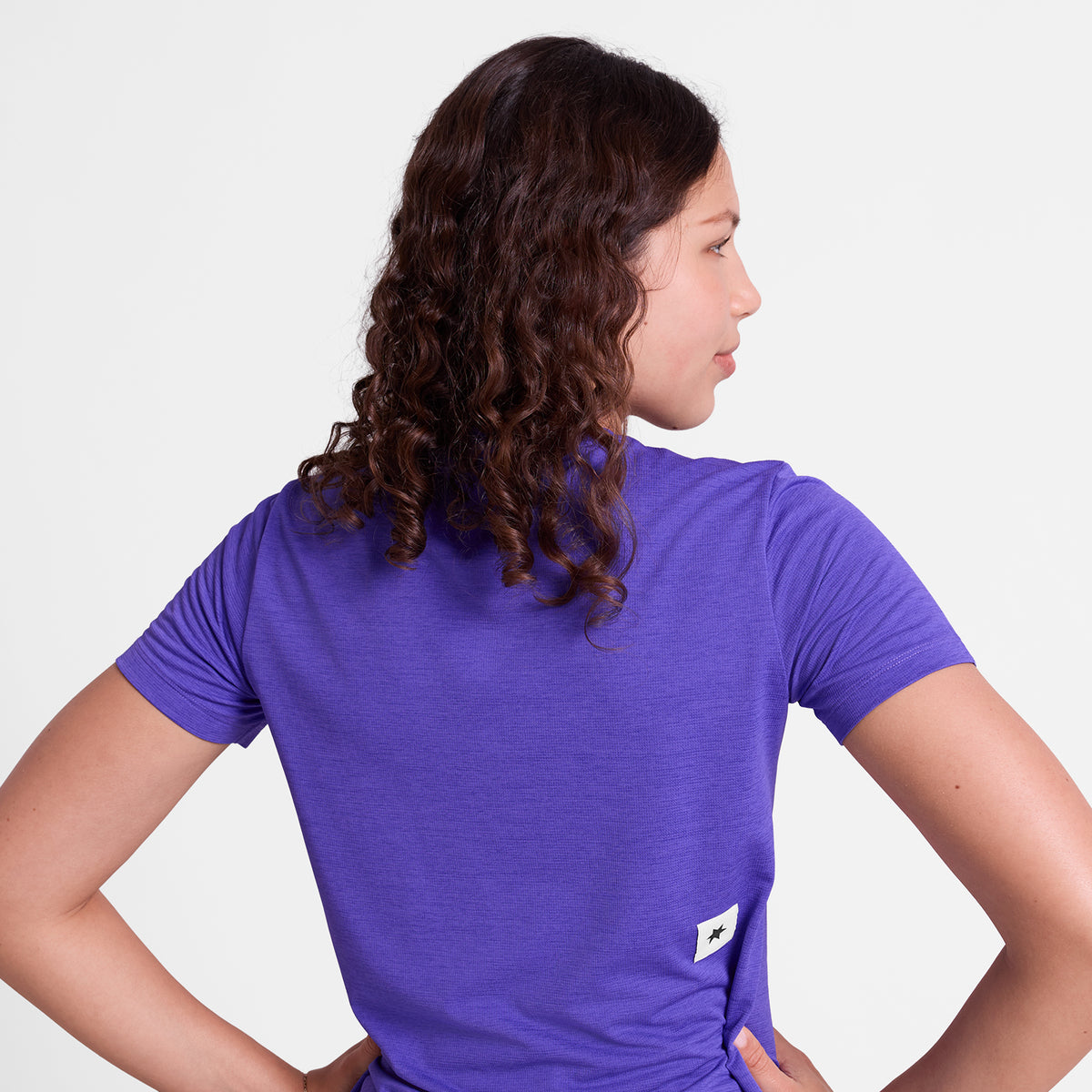 ランニングTシャツ SW25005c7012 Wmns Logo Combat Pro T-shirt - Purple [レディーズ]