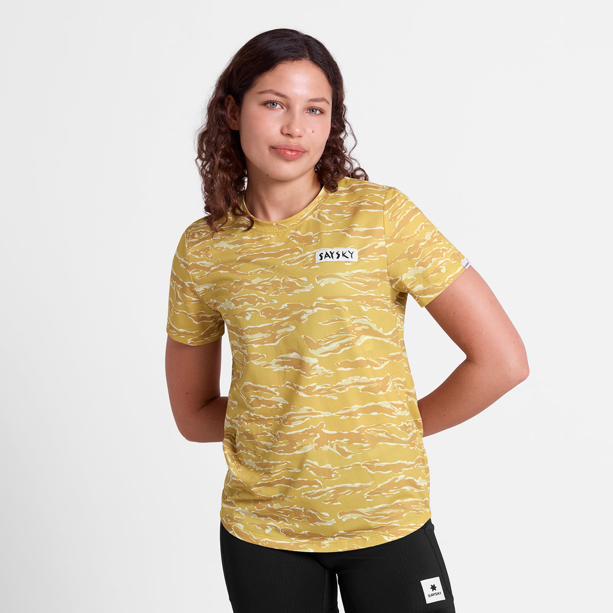 ランニングTシャツ SW25006c1064 Wmns Tiger Combat T-shirt - Yellow Camo [レディーズ]