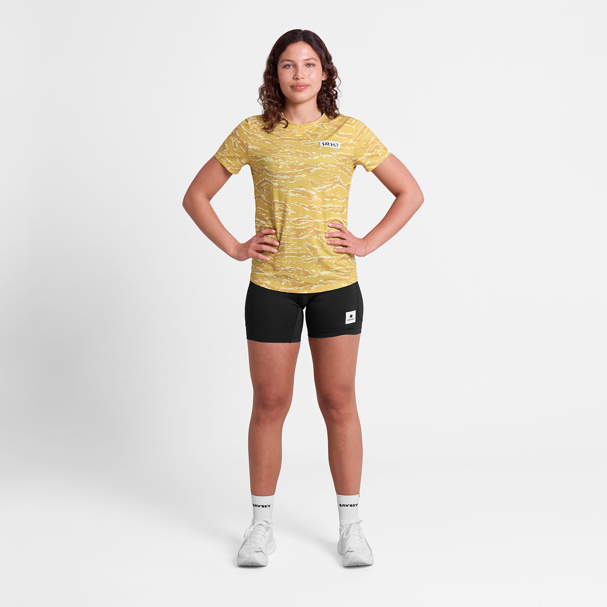 ランニングTシャツ SW25006c1064 Wmns Tiger Combat T-shirt - Yellow Camo [レディーズ]