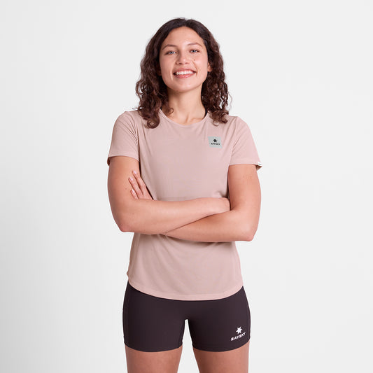 ランニングTシャツ SW25008c1069 W Reactive Flow T-shirt - Pinklogo [レディーズ]