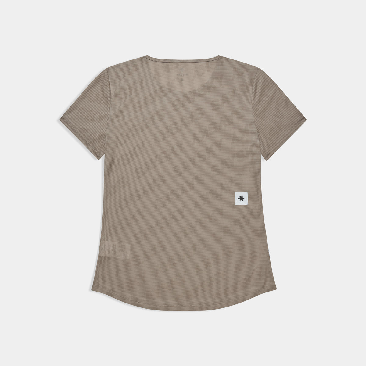 ランニングTシャツ SW25008c1070 Wmns Reactive Flow T-shirt - Darkbeigelogo [レディーズ]