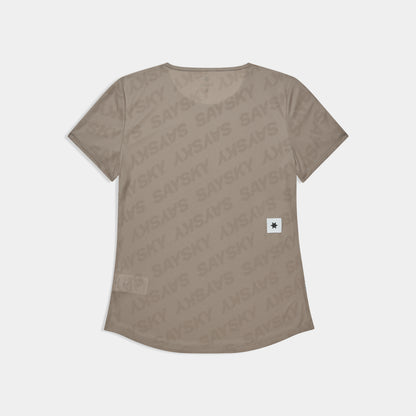 ランニングTシャツ SW25008c1070 W Reactive Flow T-shirt - Darkbeigelogo [レディーズ]