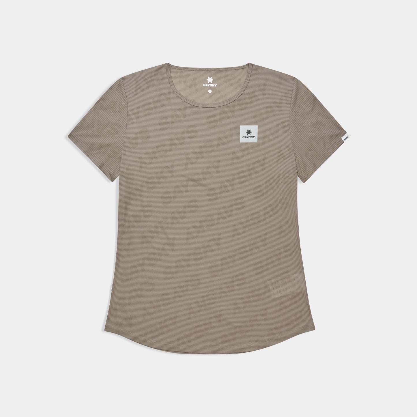 ランニングTシャツ SW25008c1070 W Reactive Flow T-shirt - Darkbeigelogo [レディーズ]