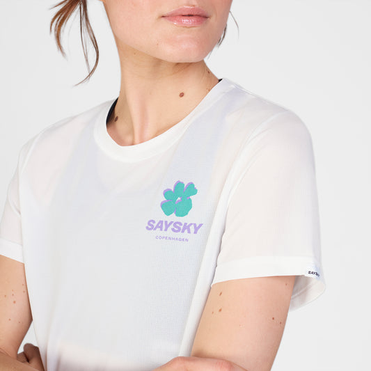 ランニングTシャツ SW25009c101 W Flower Combat T-shirt - White [レディーズ]