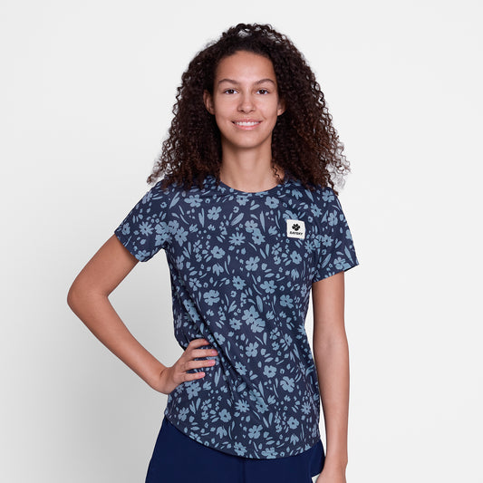 ランニングTシャツ SW25010c1065 W Flower Combat T-shirt - Blueflower [レディーズ]