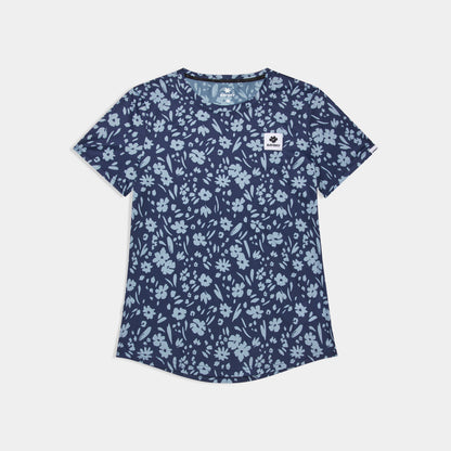ランニングTシャツ SW25010c1065 W Flower Combat T-shirt - Blueflower [レディーズ]