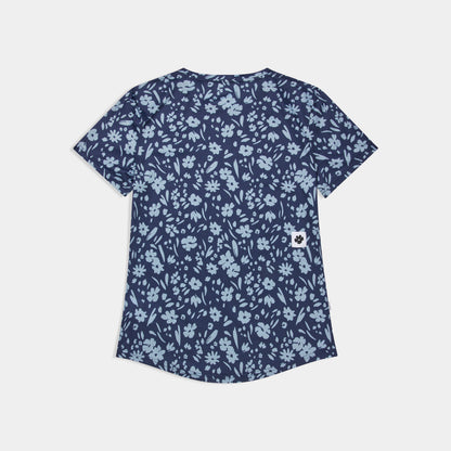 ランニングTシャツ SW25010c1065 W Flower Combat T-shirt - Blueflower [レディーズ]