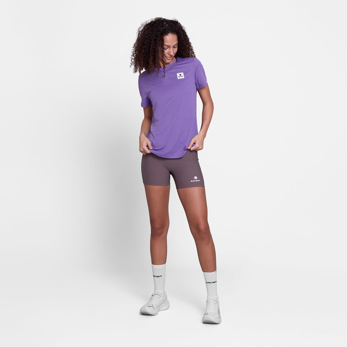ランニングTシャツ SW25014c1074 Wmns Universe Combat T-shirt - Purpleuniverse [レディーズ]