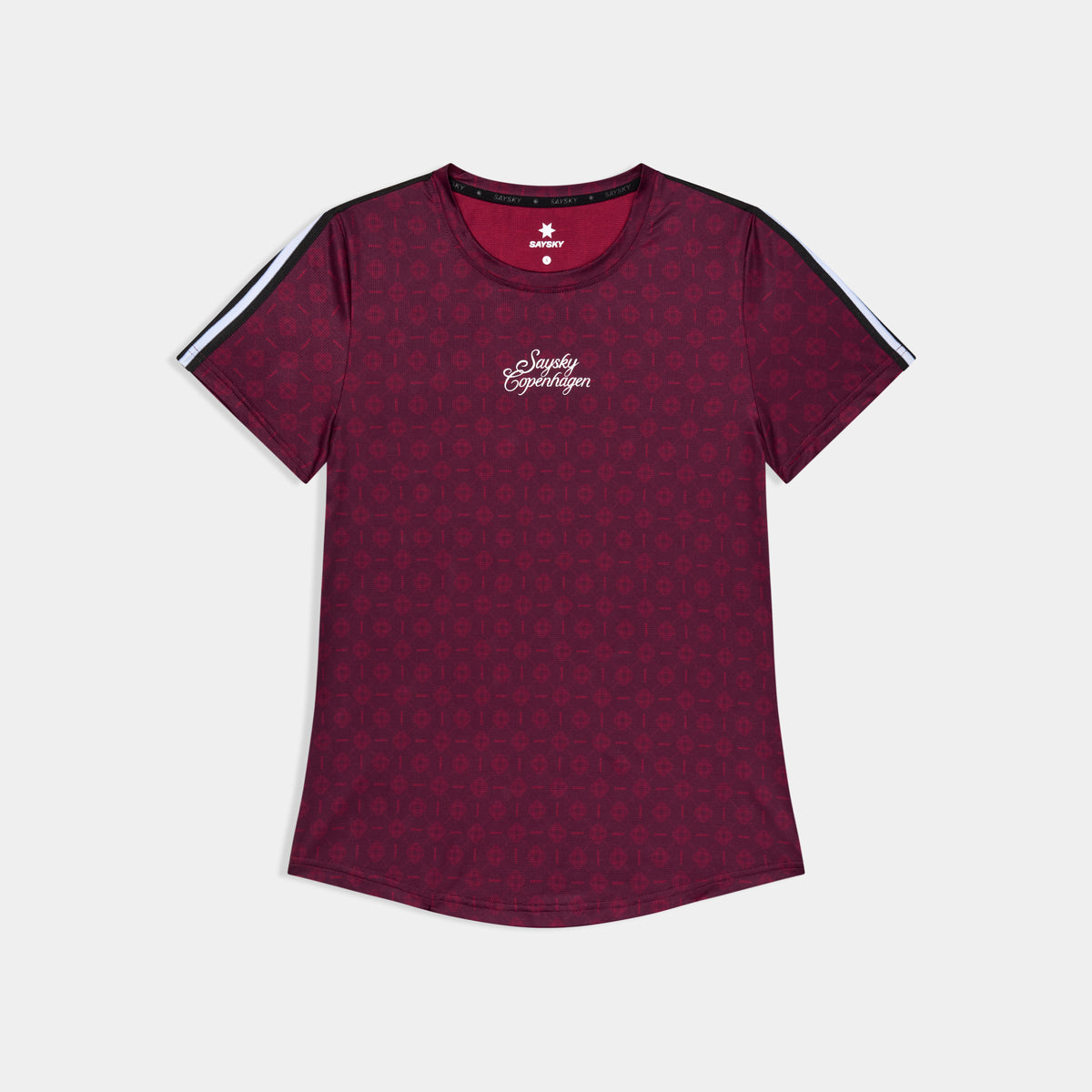 ランニングTシャツ SW25018c1078 W Couture Combat T-shirt - Burgundy Aop [レディーズ]