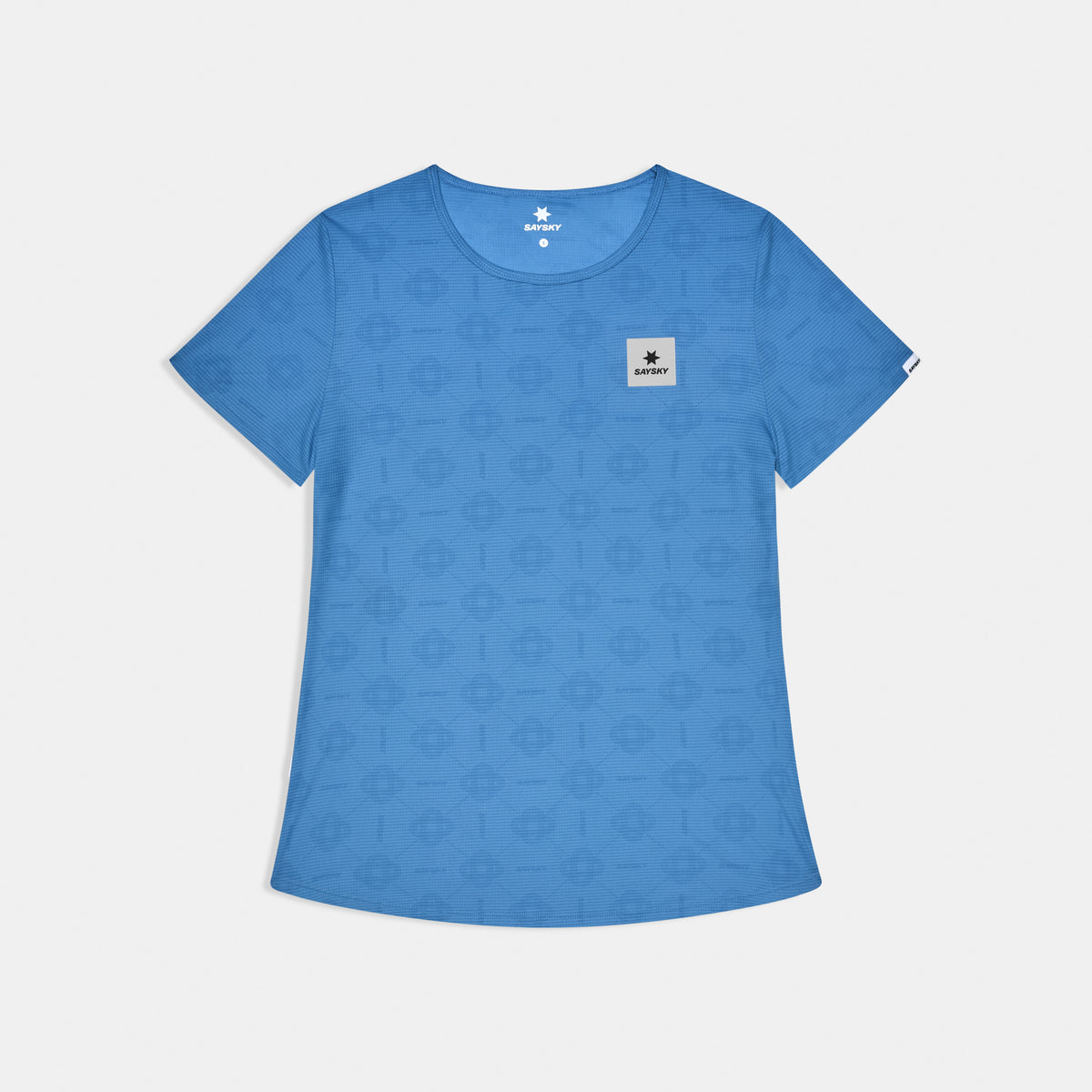 ランニングTシャツ SW25019c1075 W Reactive Flow T-shirt - Blue Aop [レディーズ]