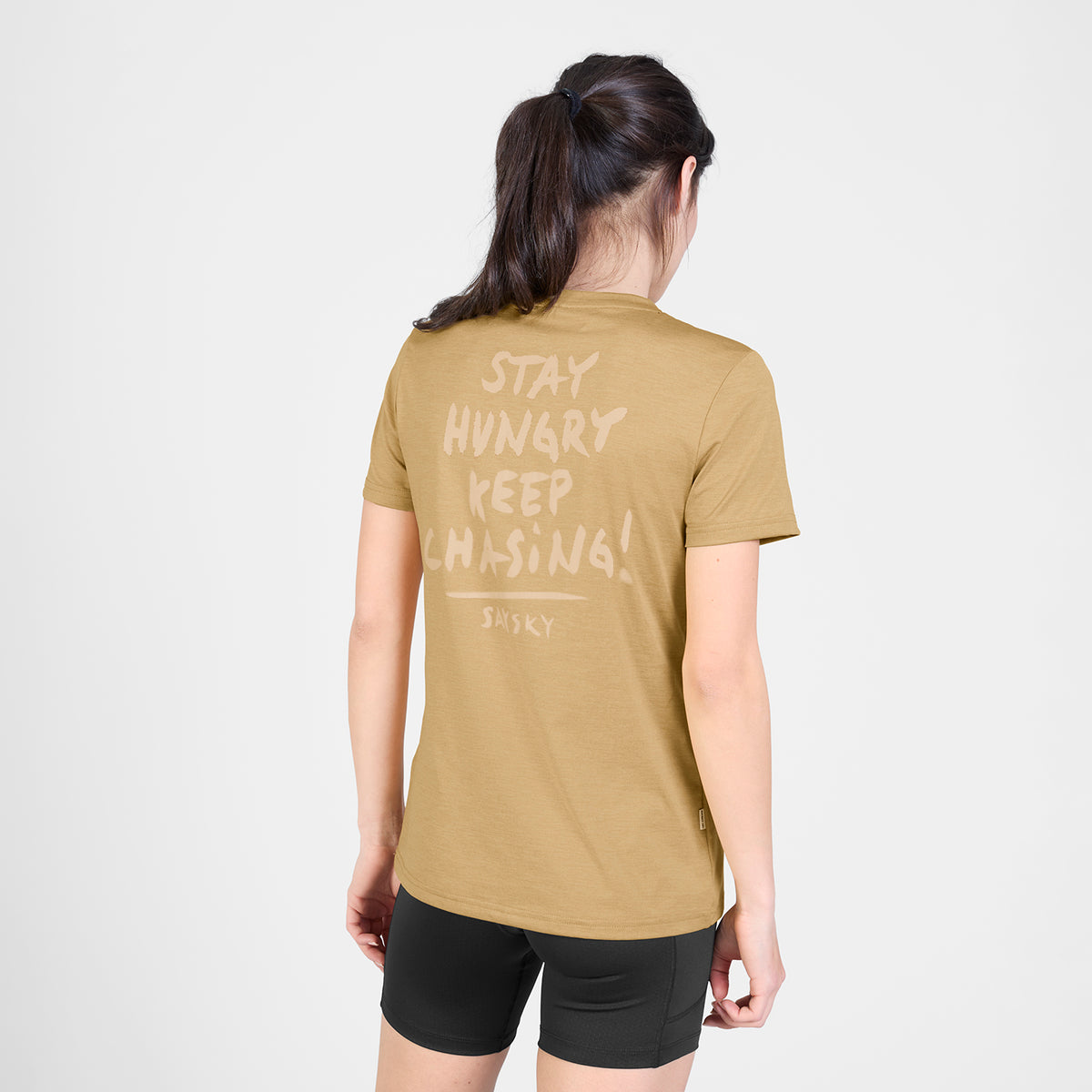 ランニングTシャツ SW25020c4010 Wmns Tiger Pace T-shirt - Beige [レディーズ]