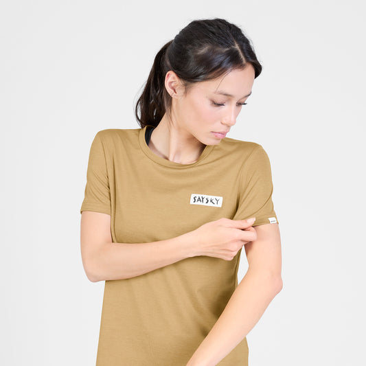 ランニングTシャツ SW25020c4010 Wmns Tiger Pace T-shirt - Beige [レディーズ]