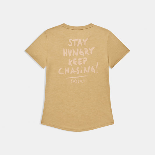 ランニングTシャツ SW25020c4010 Wmns Tiger Pace T-shirt - Beige [レディーズ]