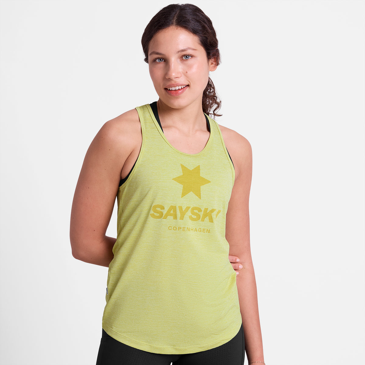 レースシングレット SW30004c4009 Wmns Logo Combat Pro Singlet - Yellow [レディーズ]