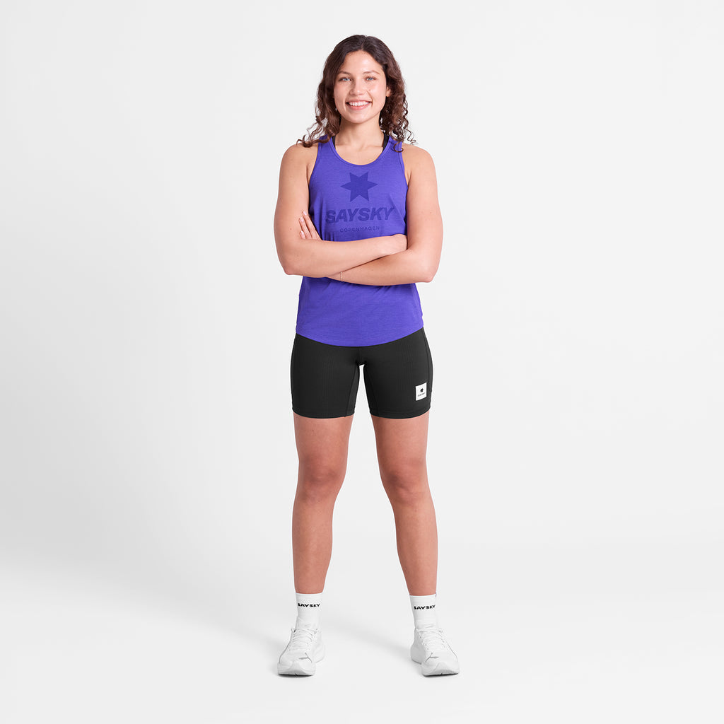 レースシングレット SW30004c7012 Wmns Logo Combat Pro Singlet - Purple [レディーズ]