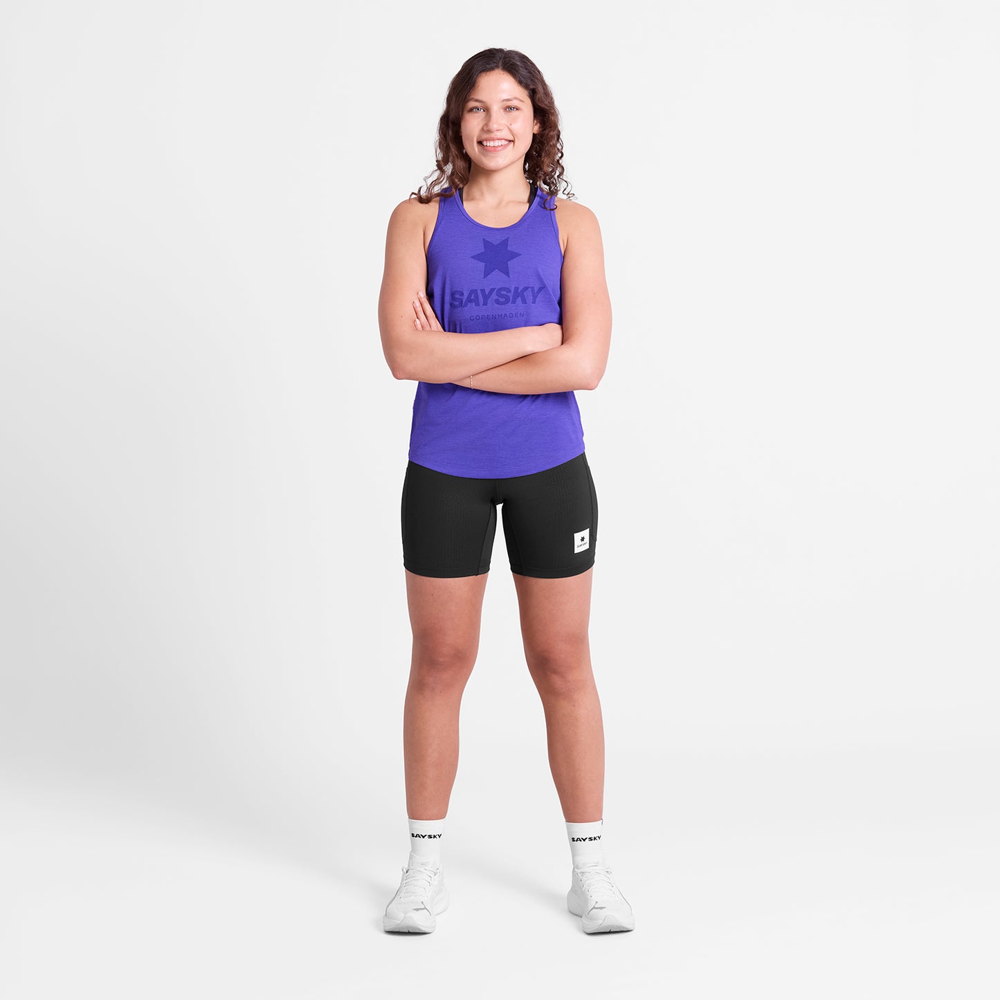 レースシングレット SW30004c7012 W Logo Combat Pro Singlet - Purple [レディーズ]