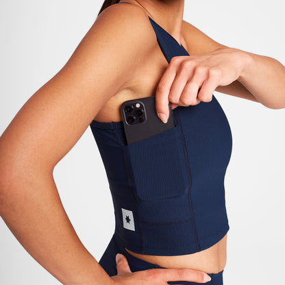 クロップトップ SW30005c201 W Combat Rib Crop Top - Blue [レディーズ]