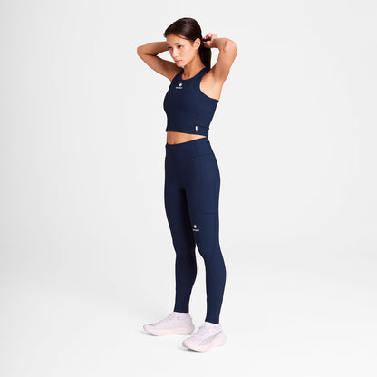 クロップトップ SW30005c201 W Combat Rib Crop Top - Blue [レディーズ]