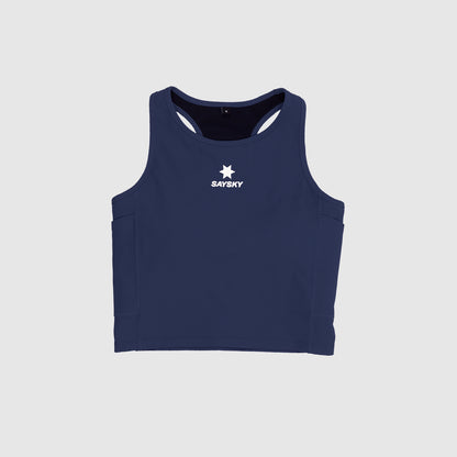 クロップトップ SW30005c201 W Combat Rib Crop Top - Blue [レディーズ]
