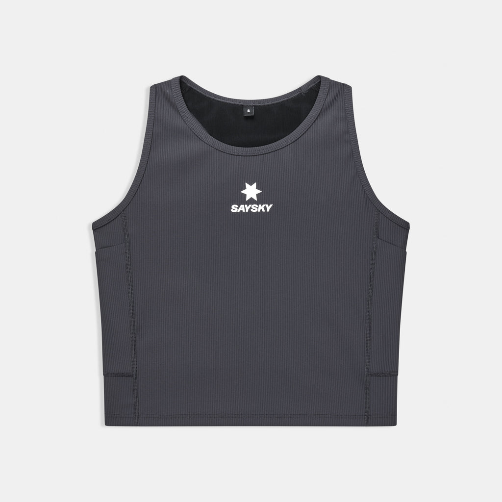 クロップトップ SW30005c611 Wmns Combat Rib Crop Top - Grey [レディーズ]