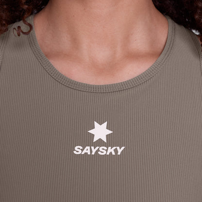 クロップトップ SW30005c714 W Combat Rib Crop Top - Taupe [レディーズ]