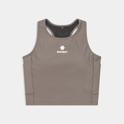 クロップトップ SW30005c714 W Combat Rib Crop Top - Taupe [レディーズ]