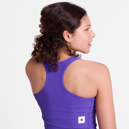 クロップトップ SW30005c715 W Combat Rib Crop Top - Purple [レディーズ]