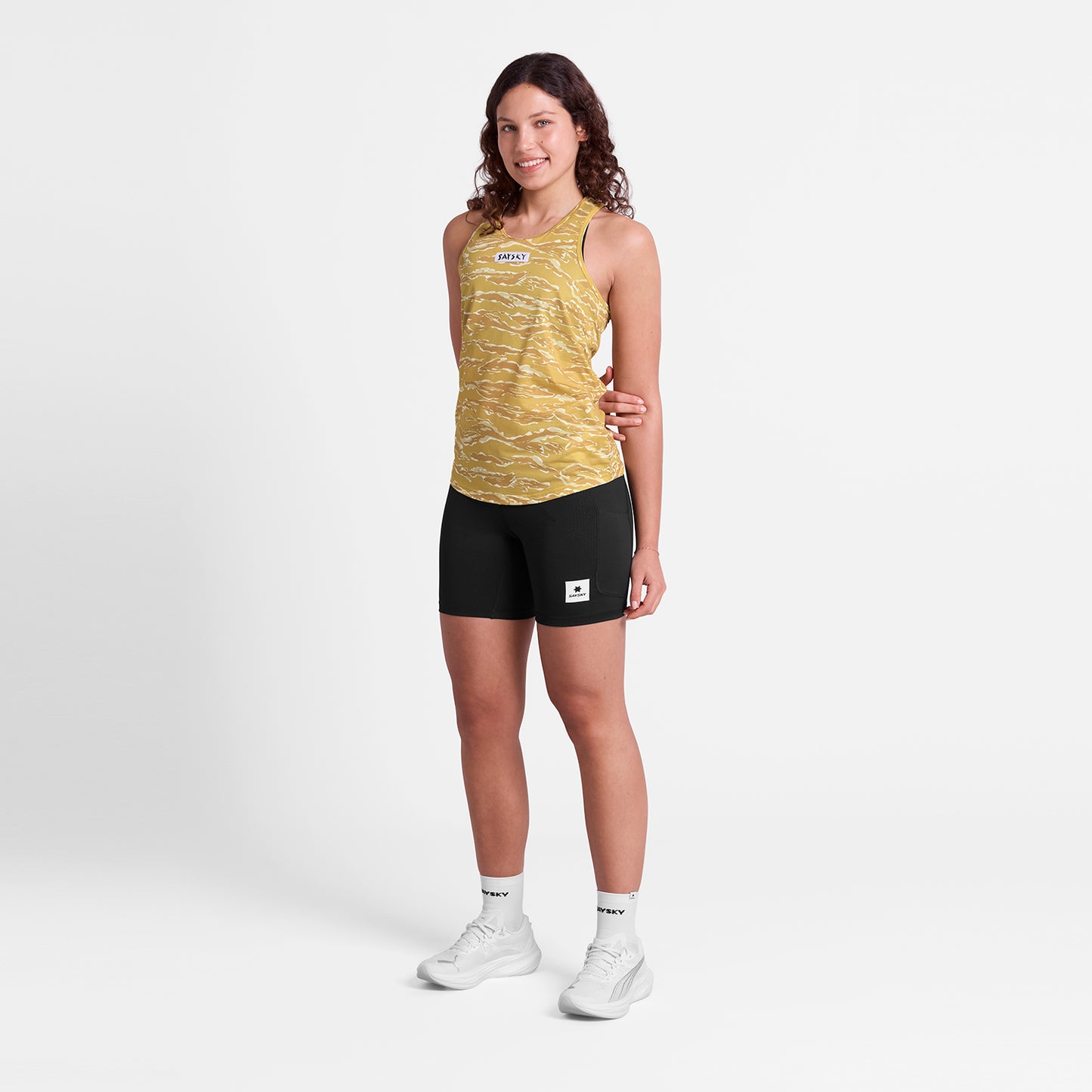 レースシングレット SW30006c1064 W Tiger Combat Singlet - Yellowcamo [レディーズ]