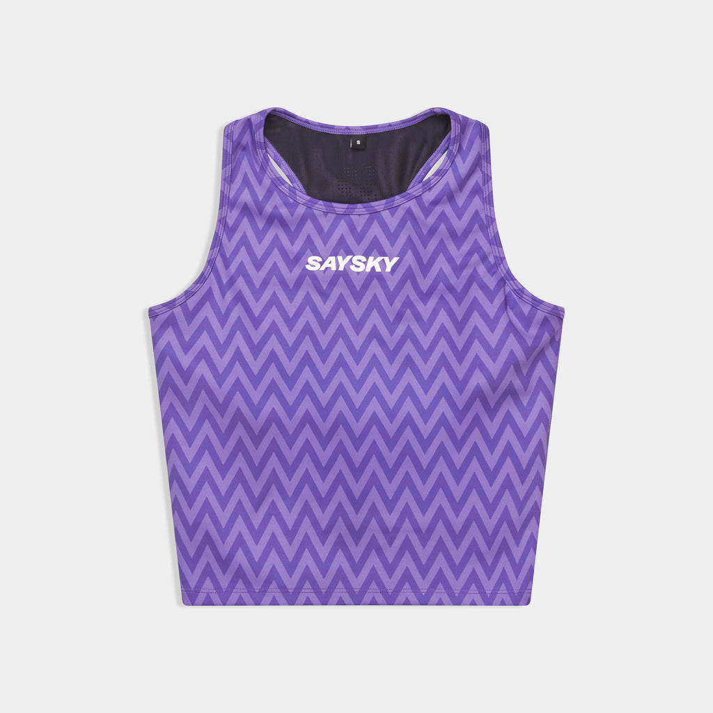 クロップトップ SW30015c1061 Wmns Zig Zag Combat Crop Top - Purplezigzag [レディーズ]