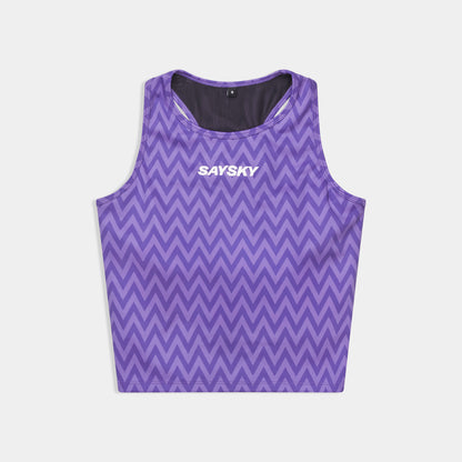 クロップトップ SW30015c1061 W Zig Zag Combat Crop Top - Purplezigzag [レディーズ]