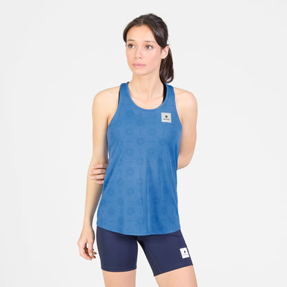 レースシングレット SW30020c1075 W Reactive Flow Singlet - Blue Aop [レディーズ]