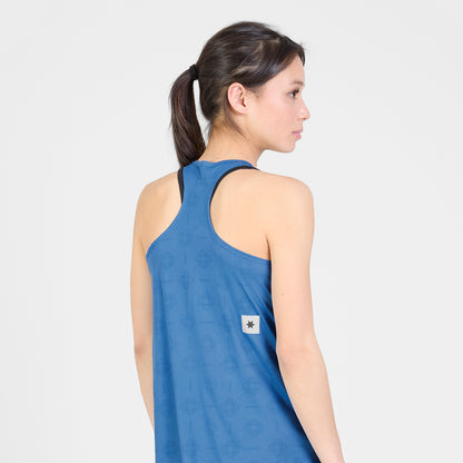 レースシングレット SW30020c1075 W Reactive Flow Singlet - Blue Aop [レディーズ]
