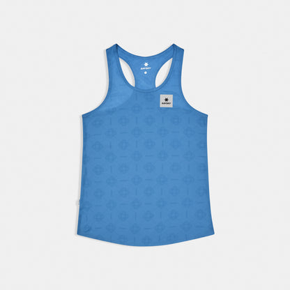 レースシングレット SW30020c1075 W Reactive Flow Singlet - Blue Aop [レディーズ]