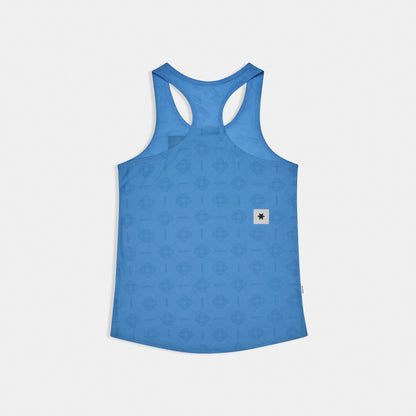 レースシングレット SW30020c1075 W Reactive Flow Singlet - Blue Aop [レディーズ]